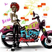 Meat flower power . Un proyecto de Ilustración tradicional de Carla Panadero Jiménez - 03.09.2016