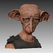 Dobby demacrado. Een project van 3D van Patricia Galán - 03.09.2016