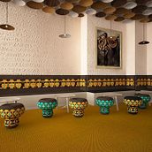 Bar, Restaurante Lácuna. Un proyecto de Arquitectura interior de zora neves tembo - 05.09.2016
