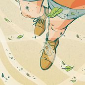 Andar sin destino, vagar, zascandilear. Traditional illustration project by María Castelló Solbes - 09.05.2016
