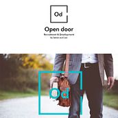 Logo Open Door. Un proyecto de Diseño de Selu Sánchez - 27.07.2017