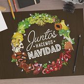 juntos hacemos navidad. Un proyecto de Diseño gráfico e Ilustración tradicional de Elena Chirino González - 16.12.2015