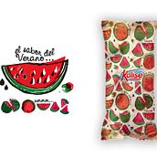 Mi Proyecto del curso: Motivos para repetir "El Sabor del Verano" . Un progetto di Design, Graphic design, Illustrazione tradizionale e Packaging di Rebeca Martínez de la Cruz - 11.09.2016