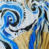 Creaciones_Abanicos pintados a mano. Un progetto di Artigianato, Belle arti, Design, Design di accessori e Pittura di Ana Darder Pizá - 11.09.2016