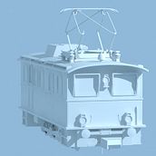 Tren Cremallera Edelweiss. Un proyecto de 3D de Jesús Pantaleón - 06.08.2016