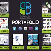 Portafolio. Un projet de Br, ing et identité, Développement web, Design , Conception de produits, Conception éditoriale, Design graphique , et Webdesign de Benjamin Diaz Hernandez - 16.09.2016