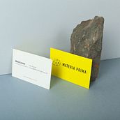 Materia Prima. Un proyecto de Br, ing e Identidad, Diseño y Diseño gráfico de Paula García Arizcun - 14.09.2016