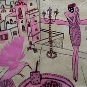el pájaro. Un proyecto de Bellas Artes, Diseño e Ilustración tradicional de Erika Kovarikova - 16.09.2016