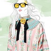 Gucci illustrations. Un proyecto de Collage e Ilustración tradicional de Judit García-Talavera - 18.09.2016