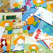 La Clàudia i els contes. Un proyecto de Ilustración tradicional de Clara Fort - 18.09.2015