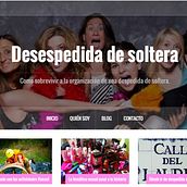 Web Desespedida de Soltera - Wordpress. Un proyecto de Diseño Web de JARA AINOZA FARLED - 27.09.2016