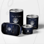 Conservas gourmet "Porto do colleira". Br, ing, Identit, Graphic Design, Traditional illustration, and Packaging project by Cristina Carrión Nogal - 06.07.2016
