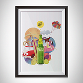 Mi Proyecto del curso: Ilustración exprés con Illustrator y Photoshop. Un progetto di Design e Illustrazione tradizionale di petersenstudio88 - 10.10.2016