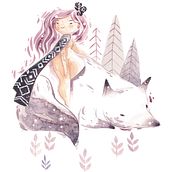 White Wolf. Un proyecto de Bellas Artes, Diseño de personajes e Ilustración tradicional de Lydia Sánchez Marco - 26.09.2016