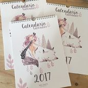 Calendario 2017. Un proyecto de Bellas Artes, Diseño de personajes e Ilustración tradicional de Lydia Sánchez Marco - 27.09.2016
