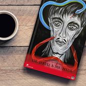 Portada para el libro Doctor Jekyll y Mister Hyde de MacMillan Readers. Projekt z dziedziny Grafika ed, torska, Projektowanie graficzne, Trad, c i jna ilustracja użytkownika Sergio Castañeda - 27.09.2016