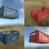 Low poly props. 3D, and Game Design project by Carlos Sánchez Muñoz - 09.28.2016