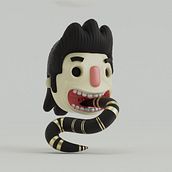 Lengua Venenosa. 3D project by Luis Aguilera - 09.30.2016