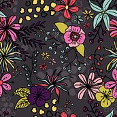 Diseño de estampados - Fancy Florals. Un projet de Design , Création d'accessoires, Création de costumes, Design graphique et Illustration traditionnelle de Laura Martos - 02.10.2016