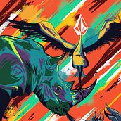 Cartel Volcom. Design, Graphic Design, and Traditional illustration project by Dani Boix - 10.03.2016