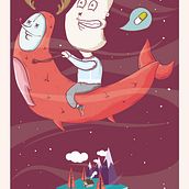 A trip through my brain . % Piru Zeraus tarafından hazırlanan Karakter Tasarımı, Geleneksel illüstras, Ve on projesi - 10.04.2016