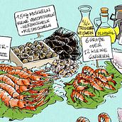 Effilee Food Magazine . Un proyecto de Ilustración tradicional de rogerpich - 05.10.2016
