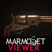 Revolver Colt 1851 Low poly. 3D project by Jesús Orgaz Polo - 10.05.2016