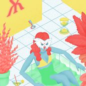 BAD THUG. Character Design, and Traditional illustration project by Leonardo Konndeplus - 12.18.2015