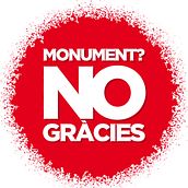 Serie de tres carteles contra el monumento franquista de Tortosa. Graphic Design, and Traditional illustration project by Cristian Porres - 10.10.2016