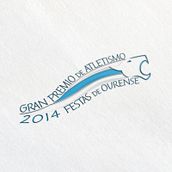 Gran Premio de Atletismo Festas de Ourense. Un proyecto de Br, ing e Identidad y Diseño gráfico de bizarrografico - 16.10.2016