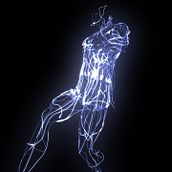 Lightribbons MoCap. 3D, Animation, Infographics, Photograph, and Post-production project by Héctor Moratilla - 12.28.2011
