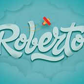 Roberto. Calligraph, Graphic Design, T, and pograph project by Alberto Leonardo - 11.14.2015