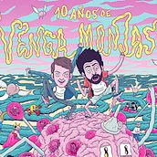 10 años de Venga Monjas. Comic, and Traditional illustration project by Alex Red - 06.06.2016