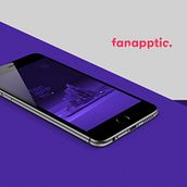 Fanapptic. The new app for fans of FC Barcelona.Nuevo proyecto. Art Direction, and UX / UI project by Juan Manuel - 10.29.2016