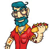 The original Big 7. Un proyecto de Diseño de personajes e Ilustración tradicional de Herbie Cans - 14.10.2014