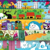 Muy Interesante Junior (Como se vive en..). Projekt z dziedziny Projektowanie postaci, Trad, c i jna ilustracja użytkownika Carlos Soto - 31.10.2016