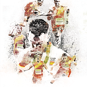 Rio 2016. Graphic Design, and Traditional illustration project by Adolfo Huesca Arcos - 11.01.2016