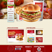 Pagina web - Wendys. Un projet de Webdesign de Josue Muñoz Echeverría - 02.11.2016