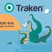 Traken error page. Un proyecto de Ilustración tradicional de Herbie Cans - 29.09.2016
