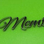 3D Nickname. 3D, Calligraph, Design, and Graphic Design project by Stephanie De Castro - 06.14.2015