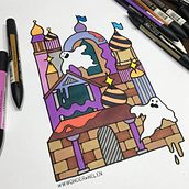 ilustraciones no digitales. Traditional illustration project by elena ramirez - 11.04.2016