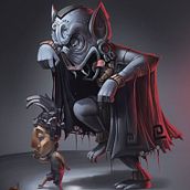 camazotz el dios murcielago . Un proyecto de Ilustración tradicional de Tareack Rivera - 10.11.2016