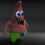 Patricio El señor Estrella. Un projet de 3D et Illustration traditionnelle de Fabricio Sanchez - 10.11.2016