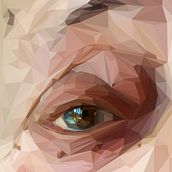 Antonio - Lowpoly illustration. Un progetto di Graphic design, Fotografia, Illustrazione tradizionale e Postproduzione fotografica di Not On Earth - Marc Soler - 11.11.2016