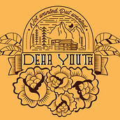 T-Shirt illustration for Canadian band Dear Youth. Un proyecto de Diseño de vestuario, Diseño gráfico e Ilustración tradicional de Bárbara Gondar - 12.11.2016
