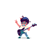  MUSIC IS LIFE. Animation, Traditional illustration, and Character Design project by Alexis Mota - 09.13.2016