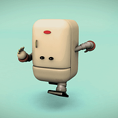 Mr. Fred Fridge. Un projet de 3D , et Animation de Hilari Et - 26.11.2016