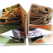 Propuesta de folleto para 50 aniversario del Museo Nacional de Antropología e Historia de México. Design, Editorial Design, and Graphic Design project by Eliza Escalante - 04.05.2014