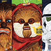 Tributo a Star Wars . Traditional illustration project by Juan Pablo Elias - 09.24.2015