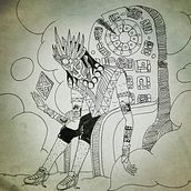 Tlatoani Ein Projekt aus dem Bereich Urban Art und Traditionelle Illustration von Juan Luis Bautista Ramírez - 15.11.2016